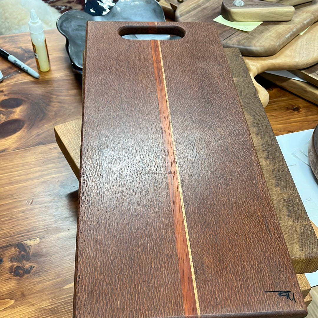 Leopard Wood with Bloodwood Accents