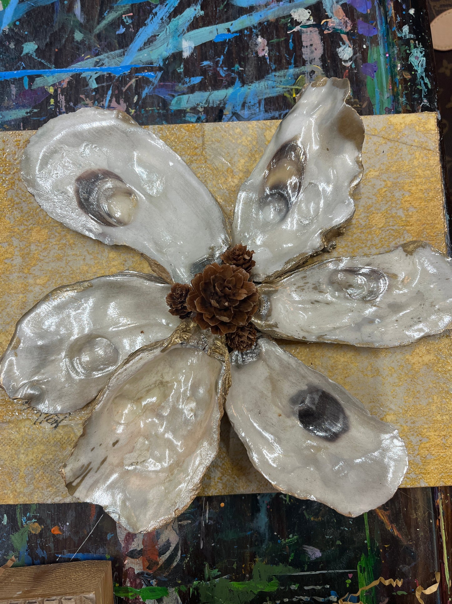 Oyster Magnolia Flower by Marshall