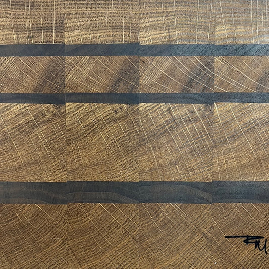 Vintage Oak and Walnut Charcuterie Board by Rick Morse