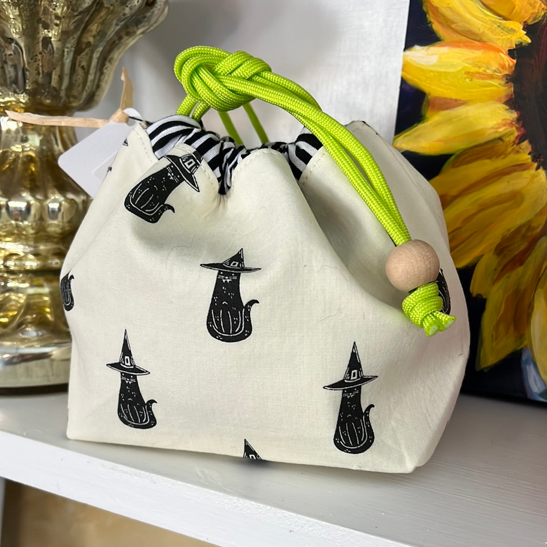 Halloween Drawstring Pouch by Alyson Ray