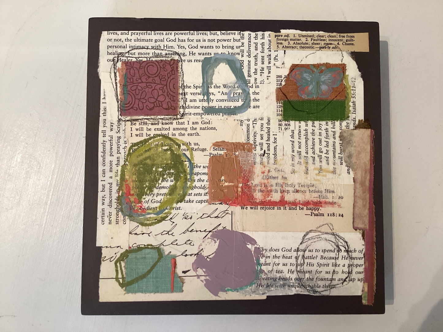 Abstract Wood Panel