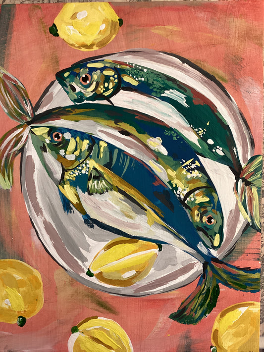 Mediterranean feast ArtByGrayce