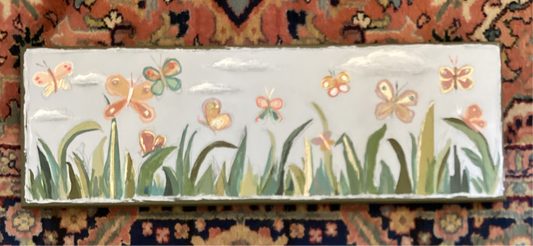 Mixed Media Butterfly Meadow