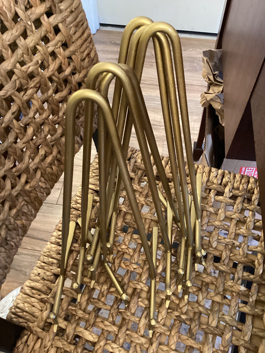 Gold iron stands