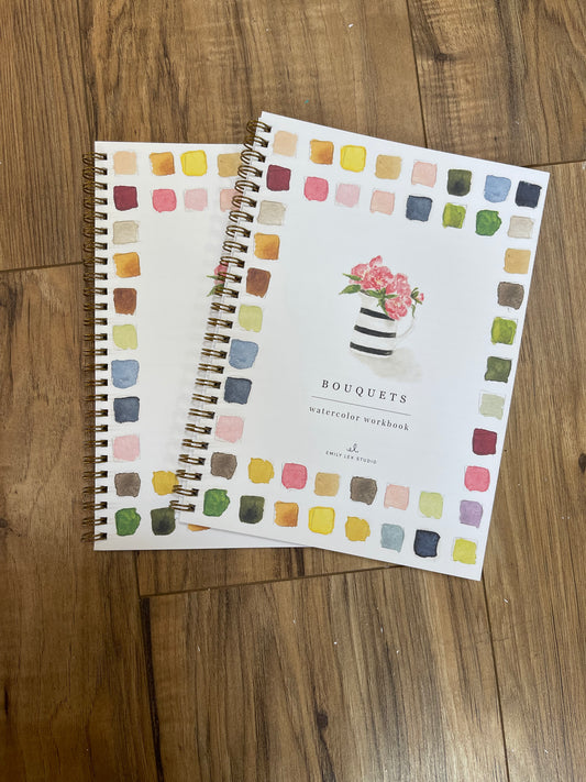 Emily Lex Bouquet Watercolor Workbook