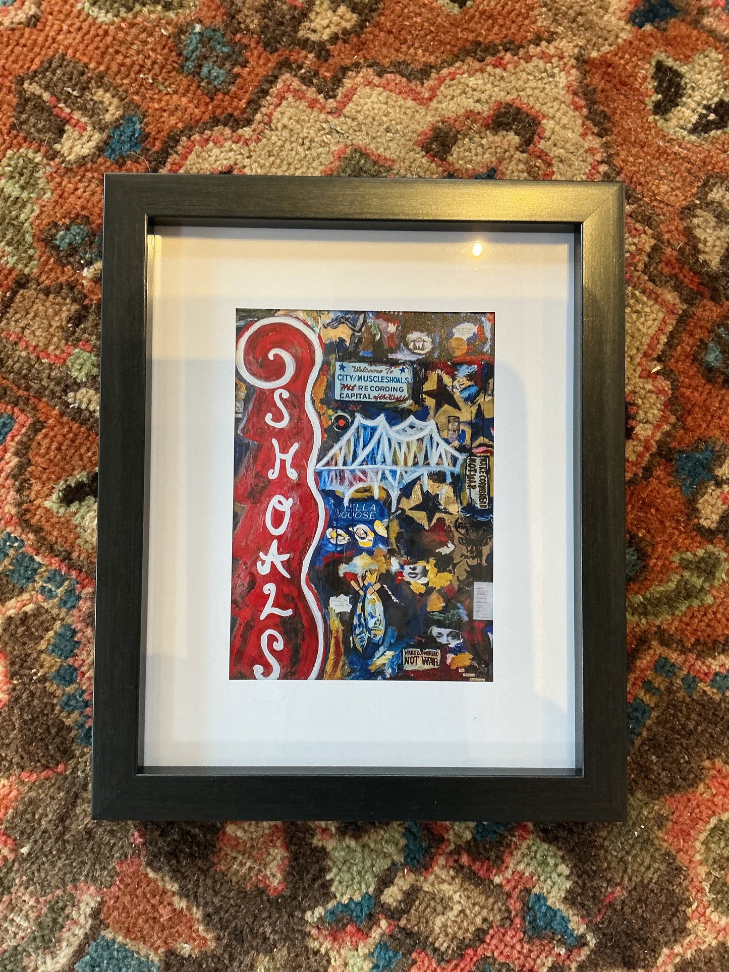 Framed & Matted Shoals Print ArtByGrayce