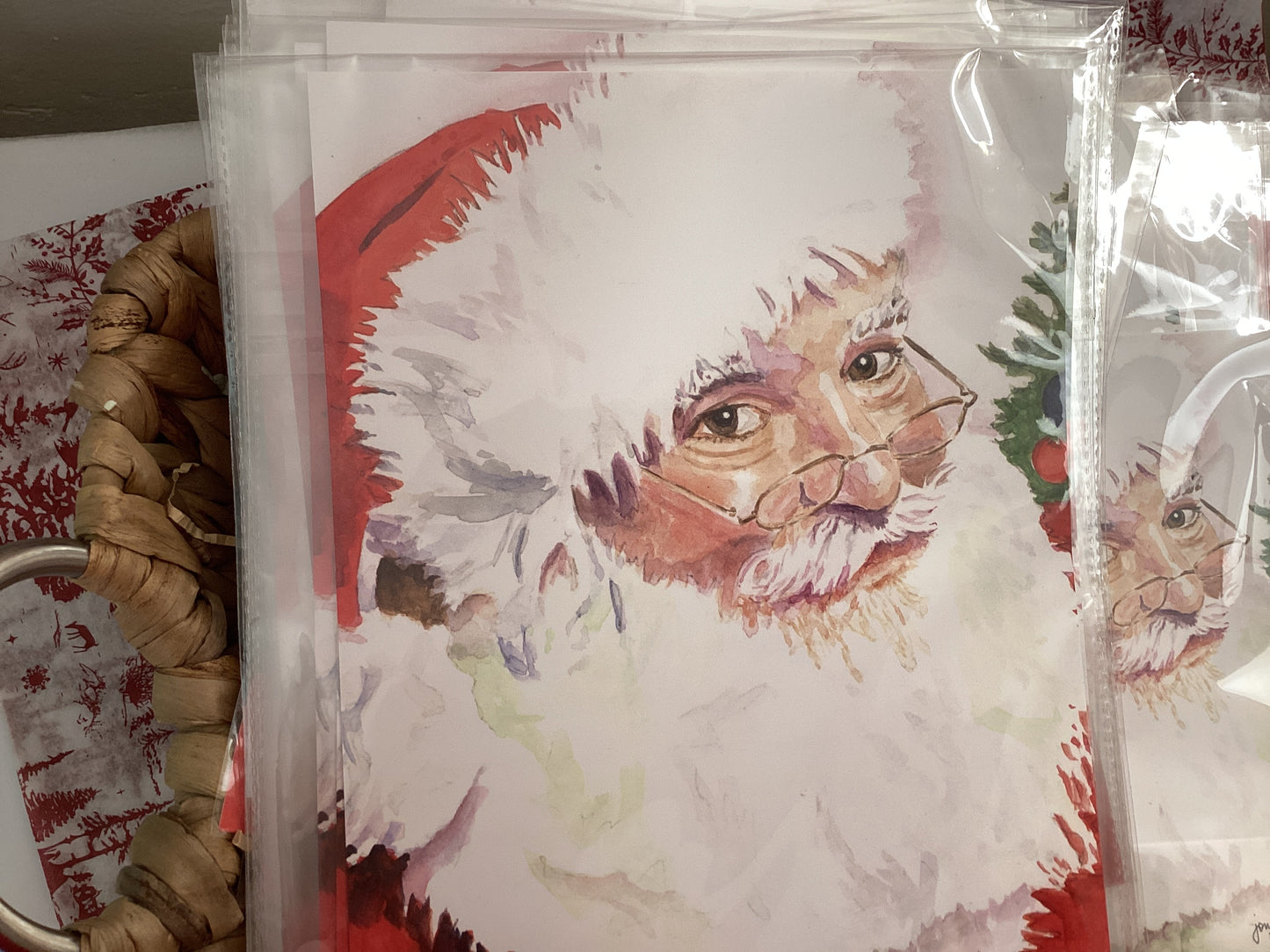 Santa Large print