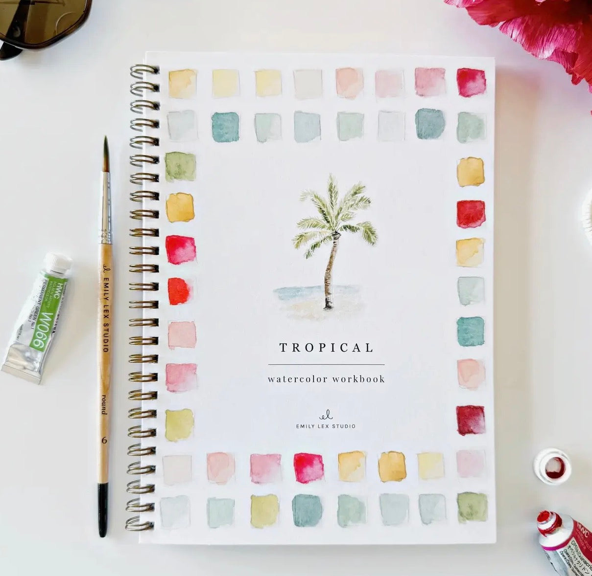 Emily Lex Tropical Watercolor Workbook