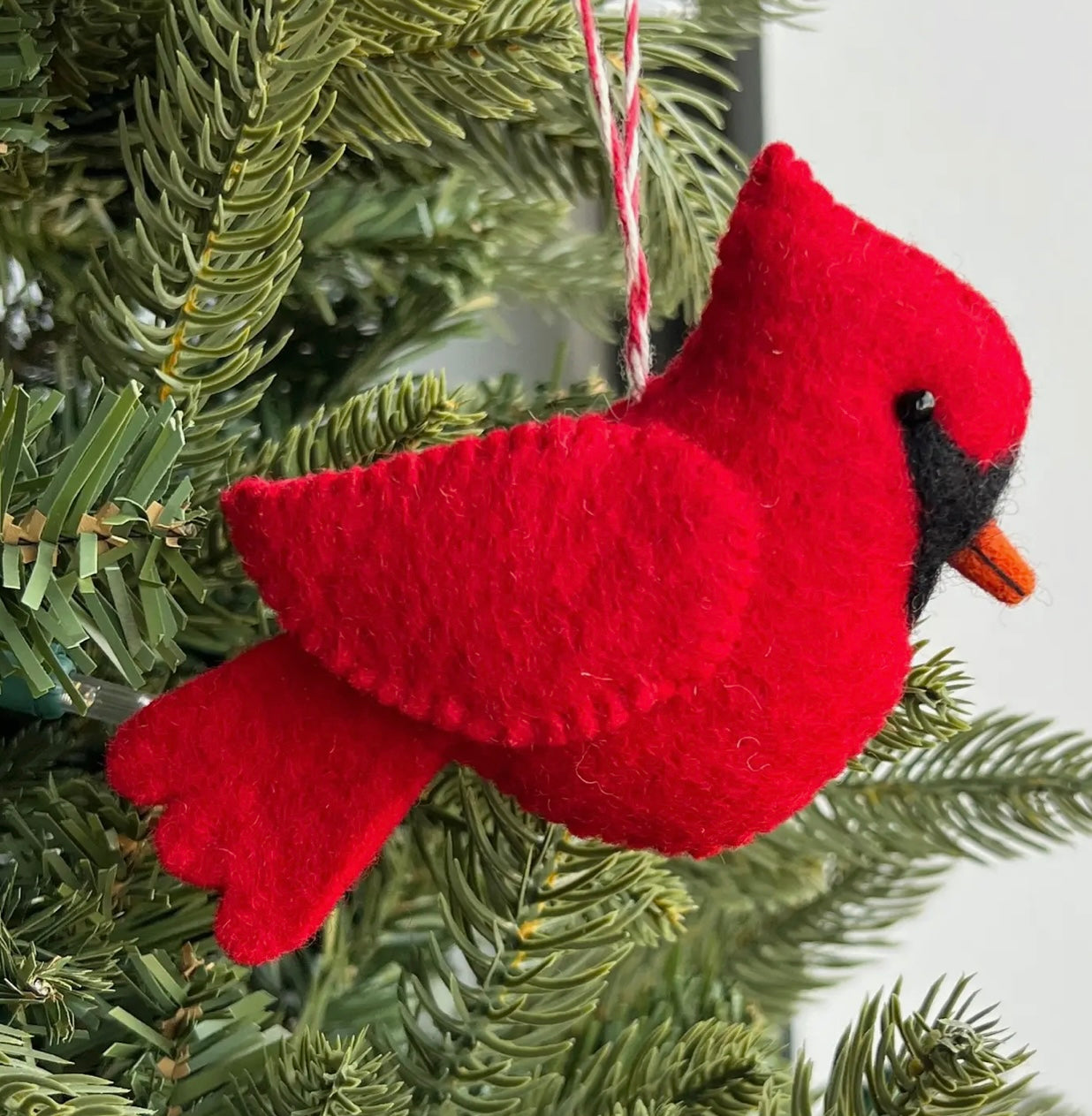 Cardinal Felt Wool Ornament