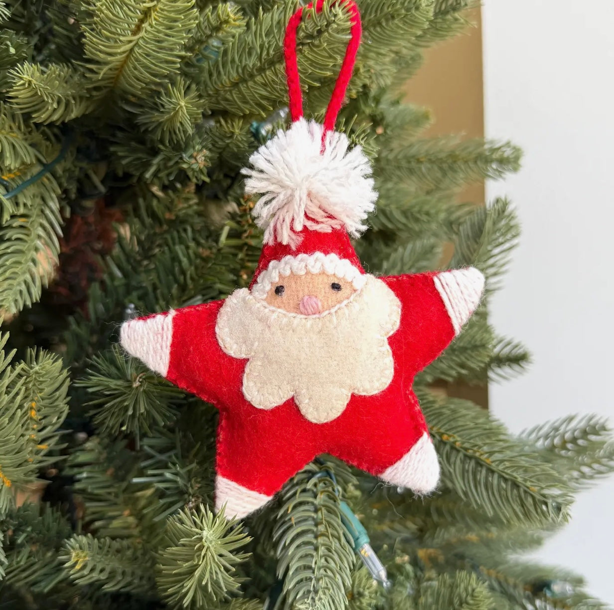 Star Santa Ornament