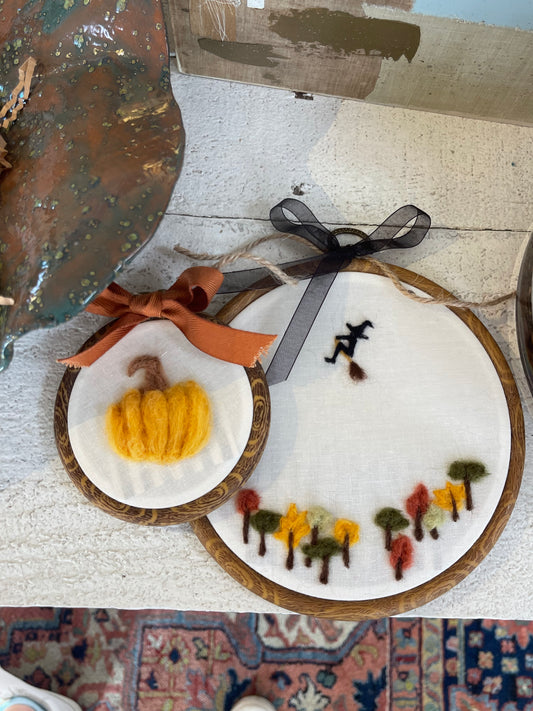 Autumn inspired Embroidery Pumpkin 🎃