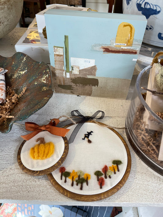 Autumn inspired Embroidery Pumpkin 🎃