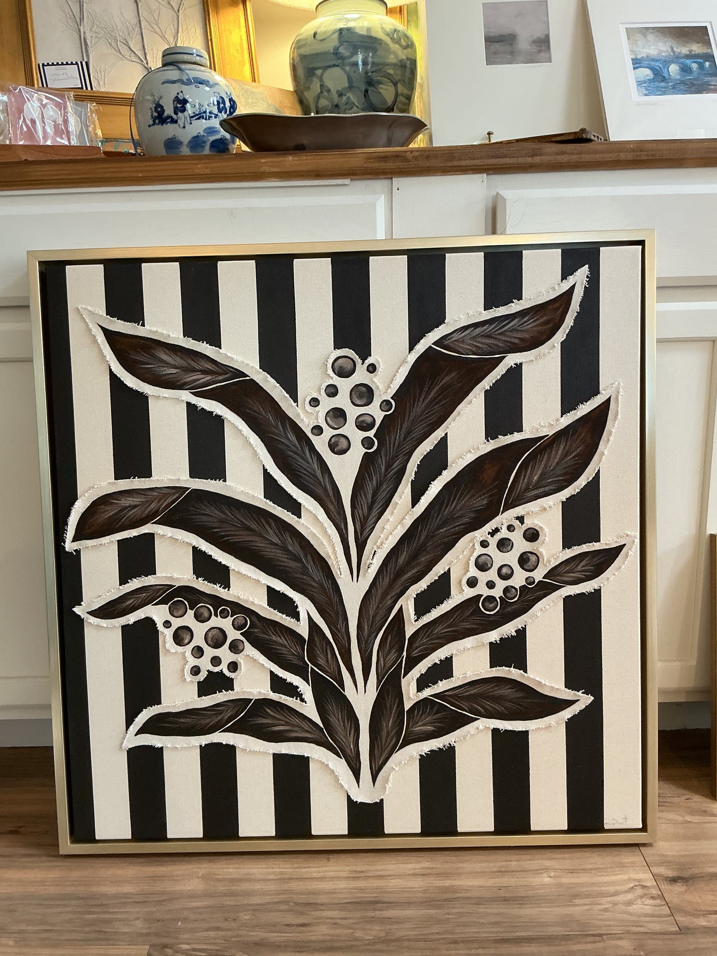 Brown Botanical Overlay