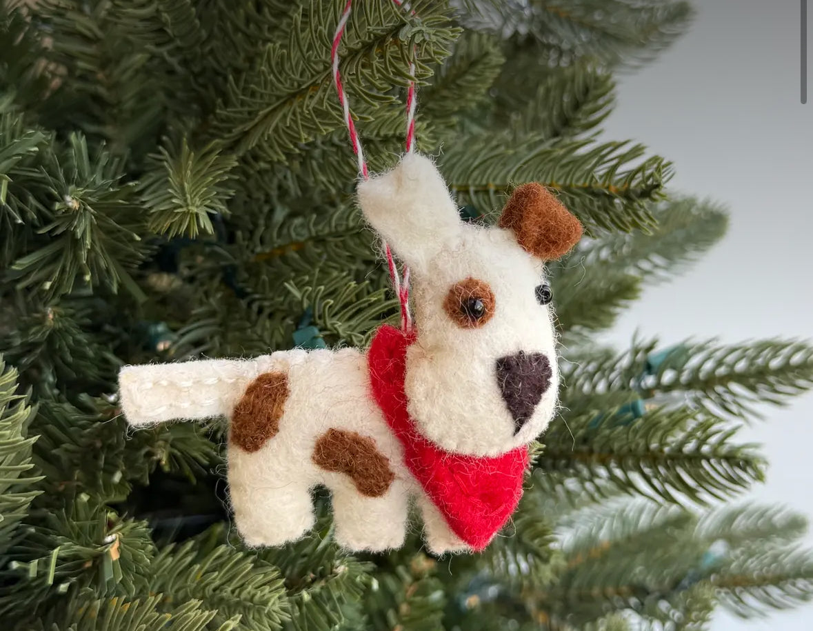 Dog Felt Ornament