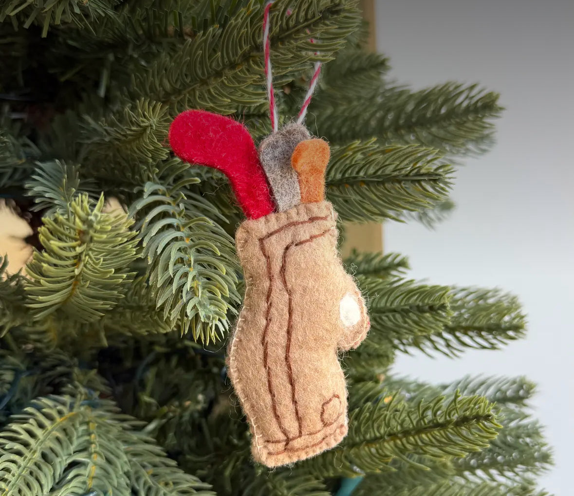 Golf Clubs Felt Ornaments