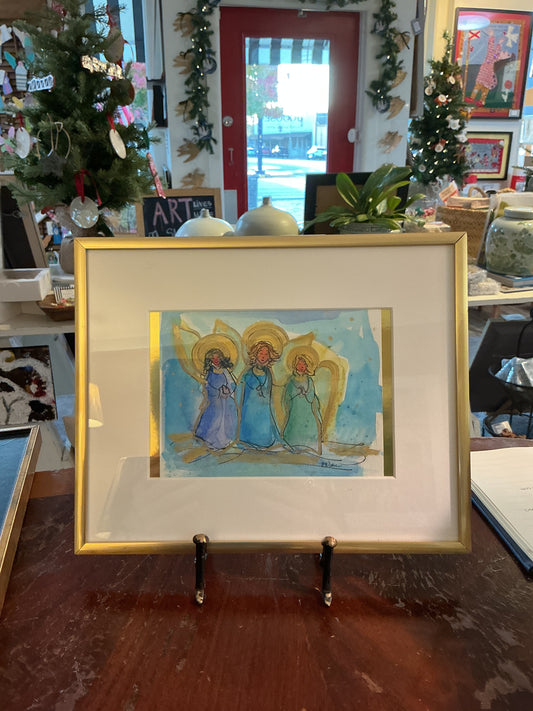 Angel Trio Watercolor