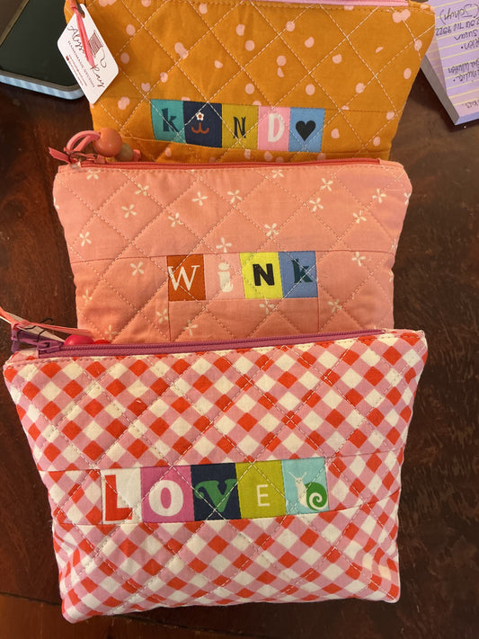 AlysonRay Quilted Zipper Bag