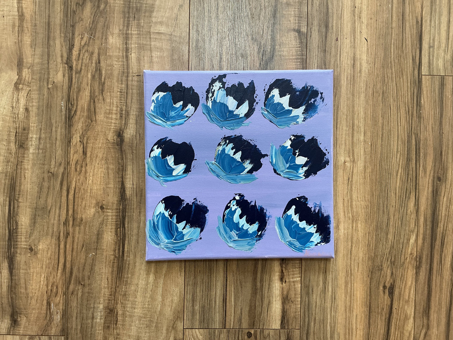 M. Heather Fleming Flowers in Indigo + Violet