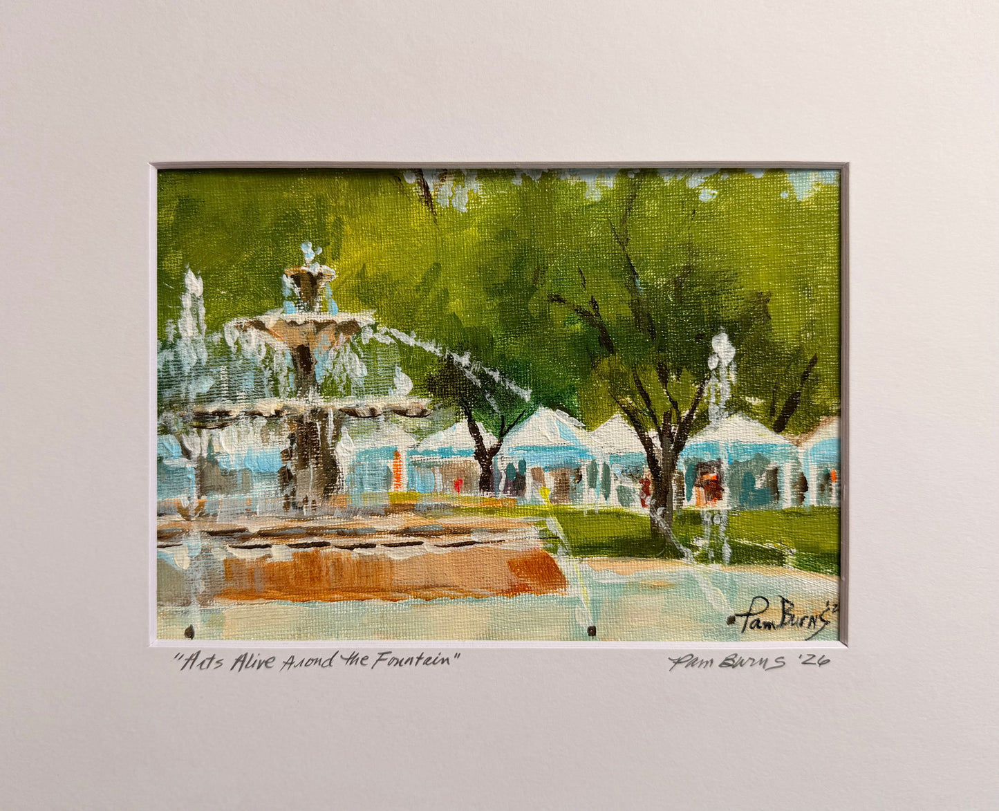 “Arts Alive - Around the Fountain”, Print