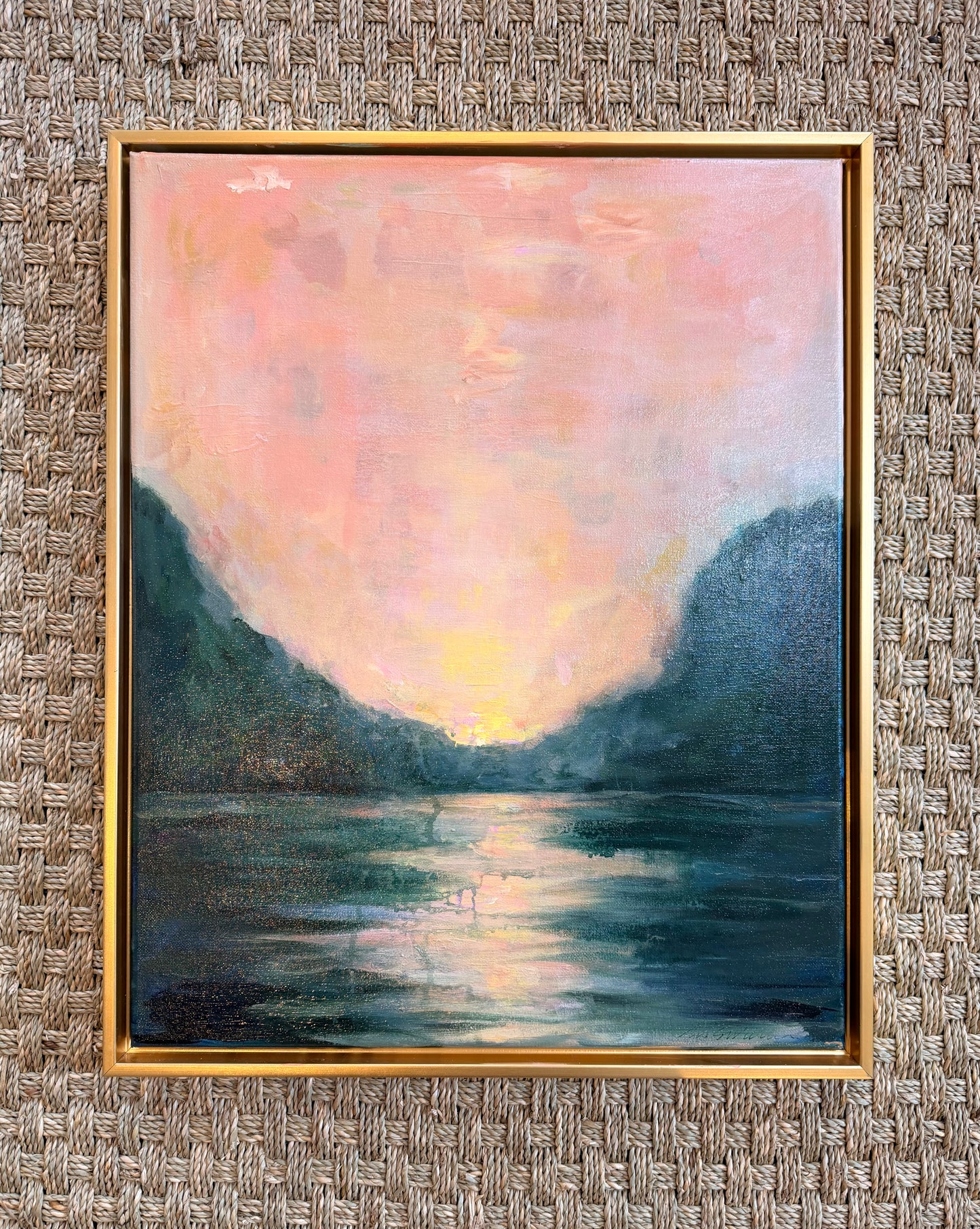 Sunrise River by Lisa Wallace