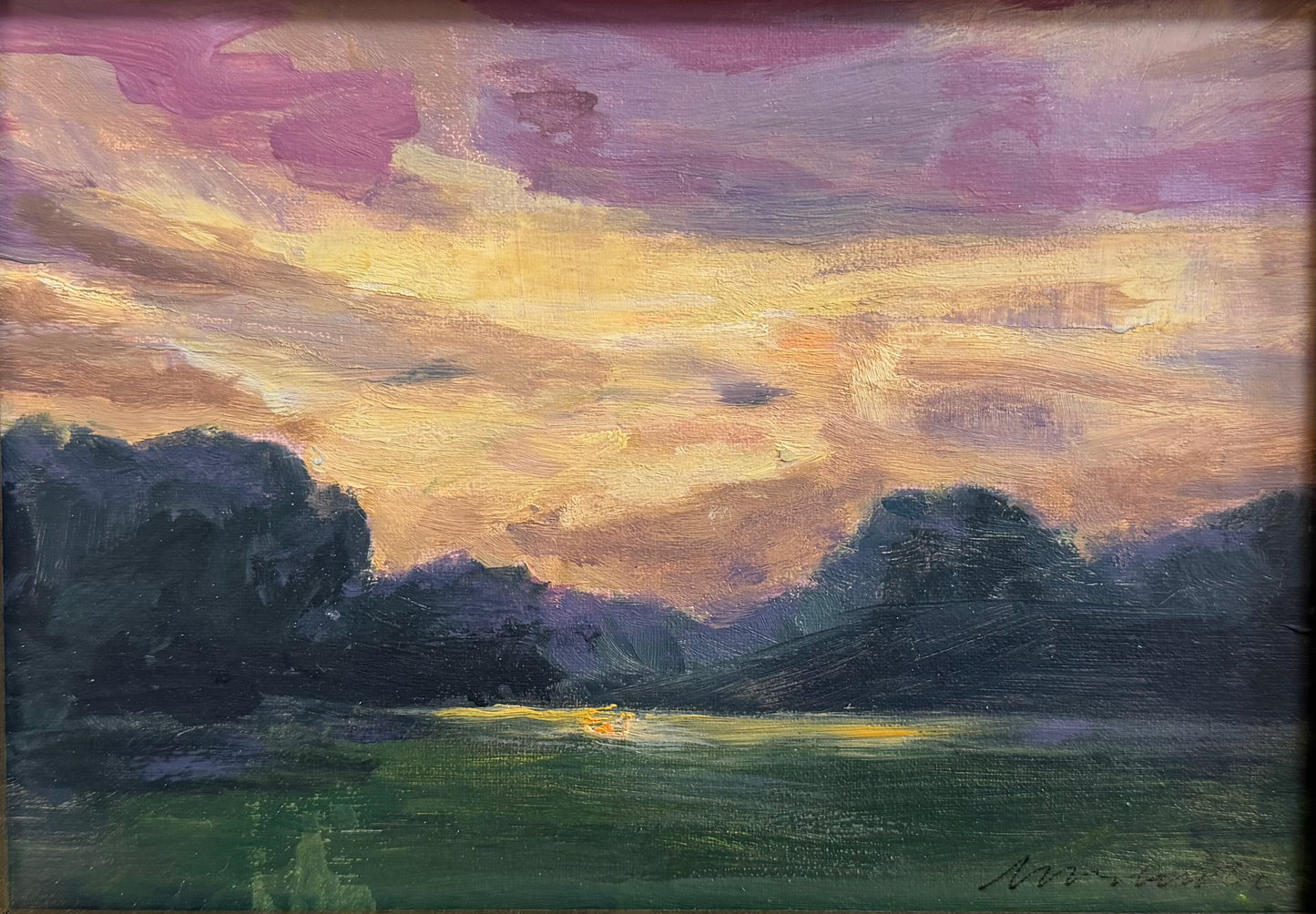 “Golden Hour”, Painting by Lisa Wallace