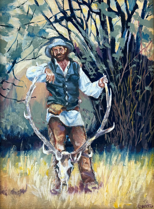 “Trophy Find” Oil Painting by Terry TA Robertson