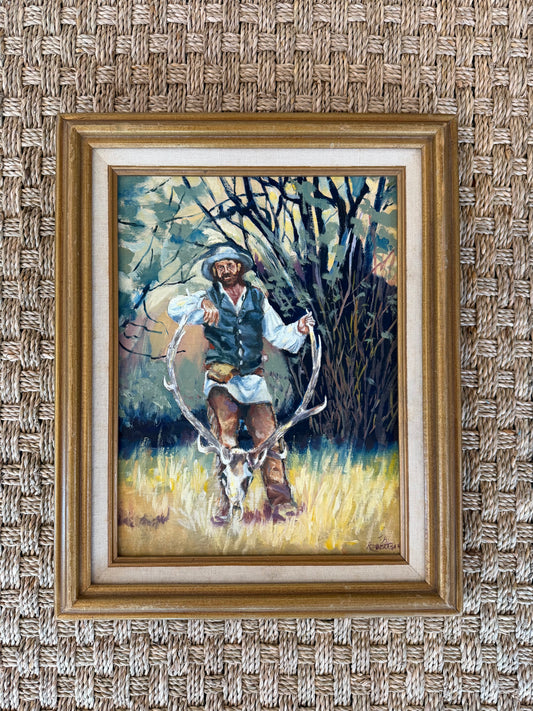 “Trophy Find” Oil Painting by Terry TA Robertson