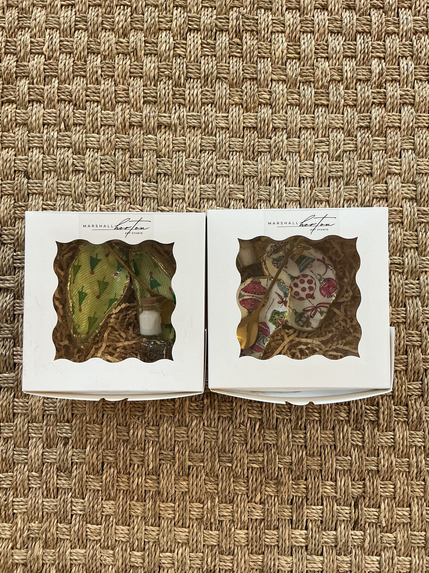 Oyster Salt & Pepper Boxes by Marshall Horton
