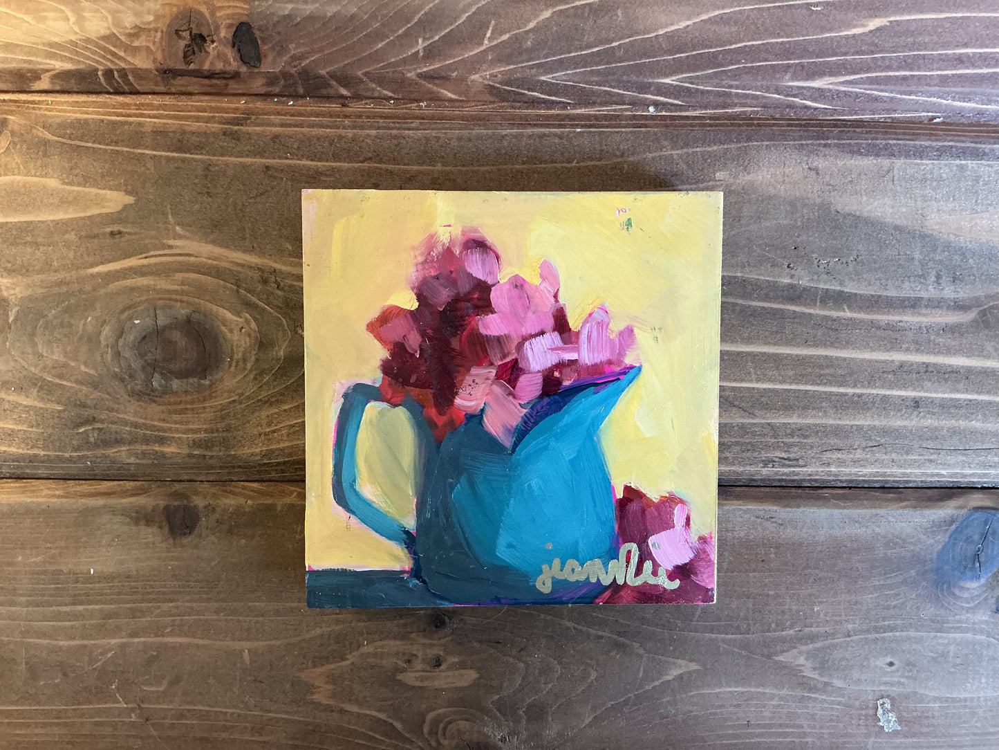 Blue Pitcher