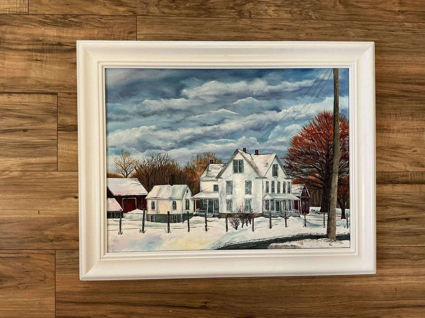 Farmhouse in the Snow