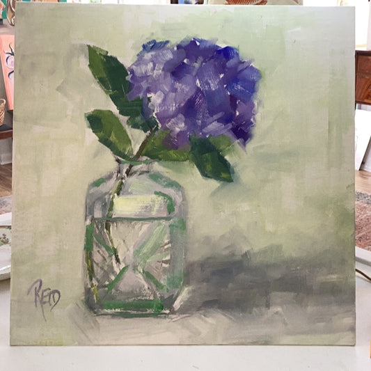 Blue Hydrangea by Sally Reid