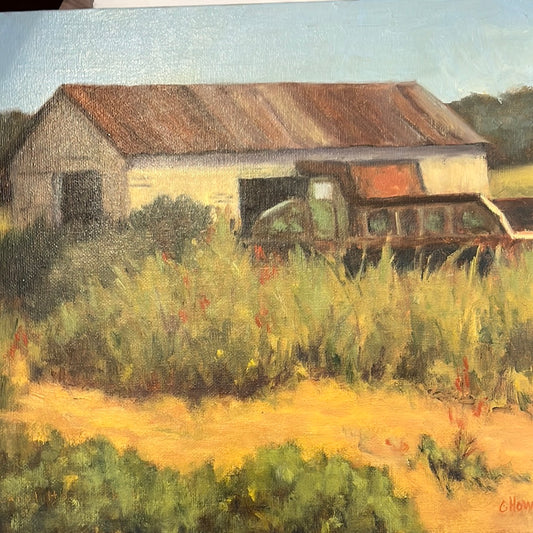 Barn and Truck by Carol Howdyshell