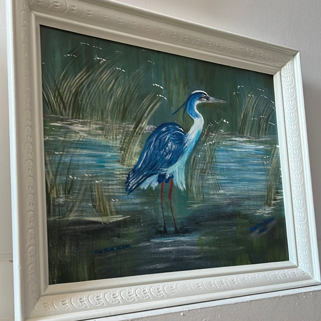 The Blue Heron by Connie Clark