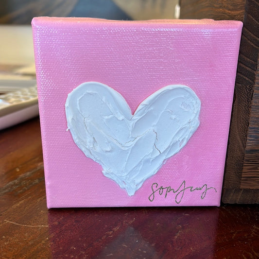 Pink Heart by Sophia Jeffery