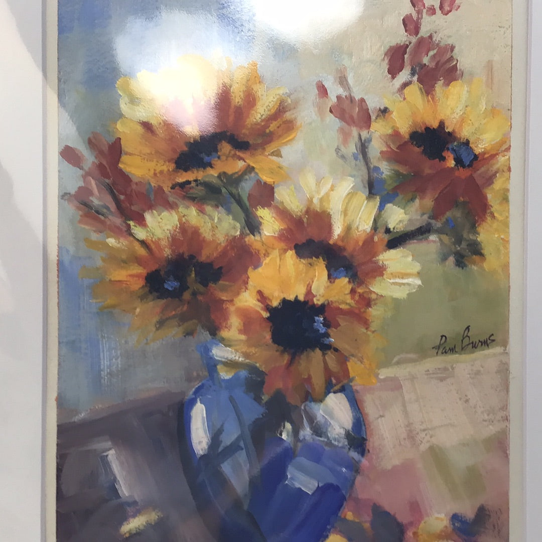 Hope in a Blue Vase by Pam Burns