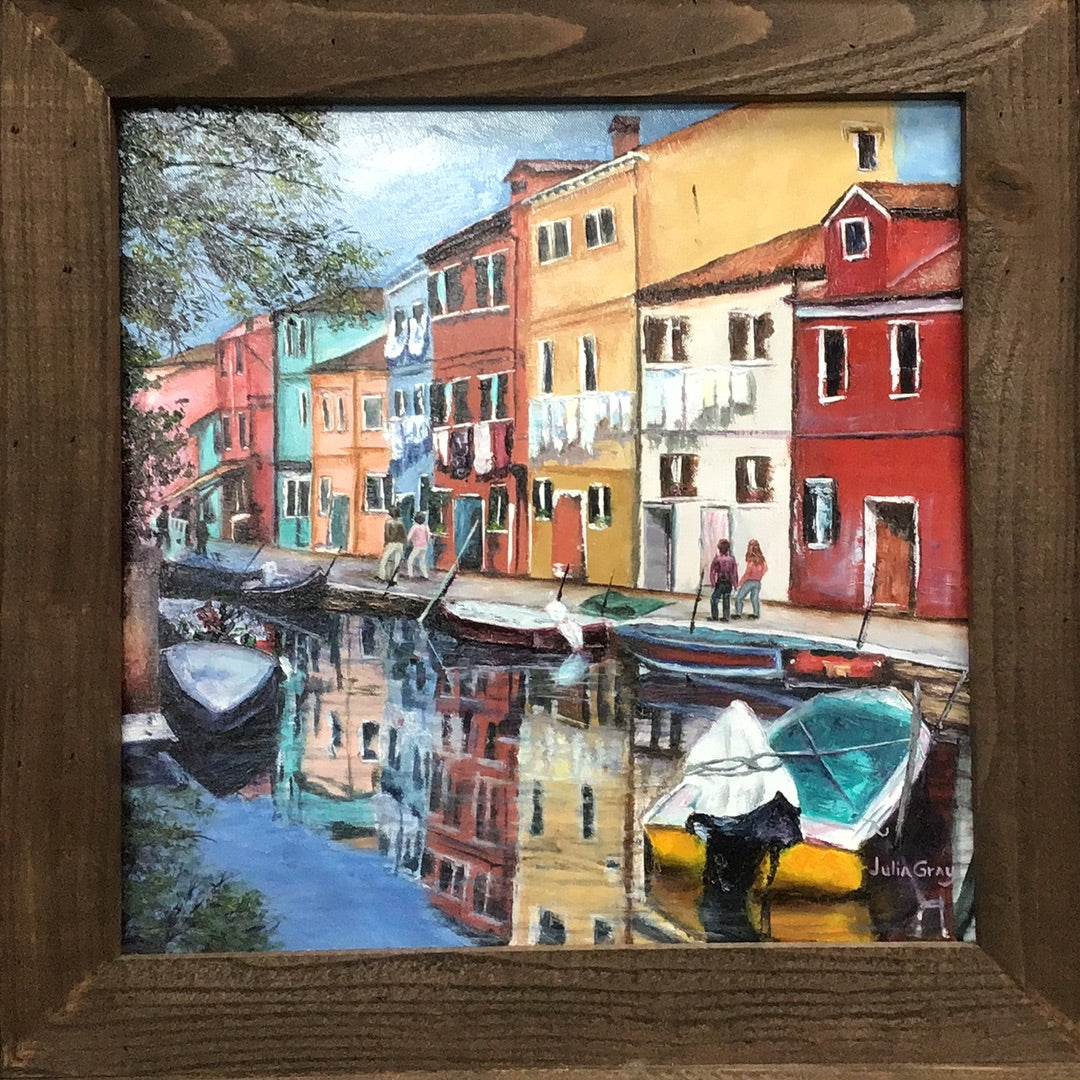 Canal Reflections by Julia Gray
