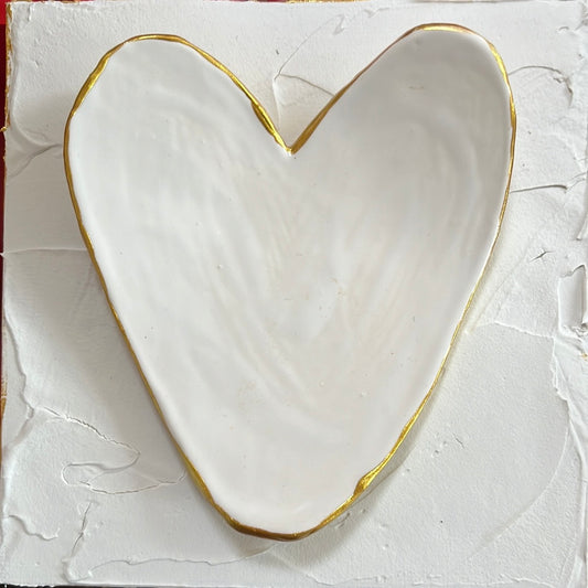 Pottery Heart by Rebecca Hudson