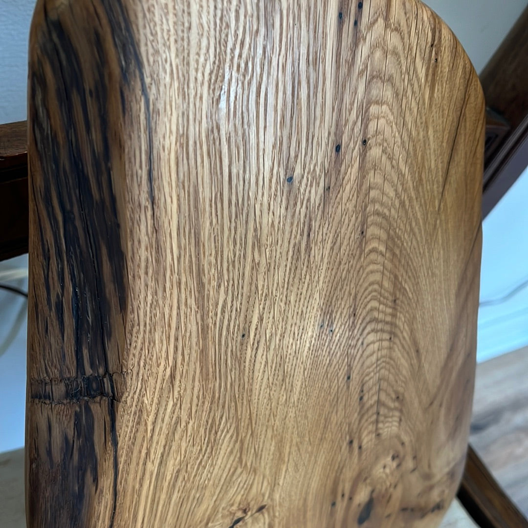 Large Live-edge Reclaimed Oak Charcuterie Board by Rick Morse