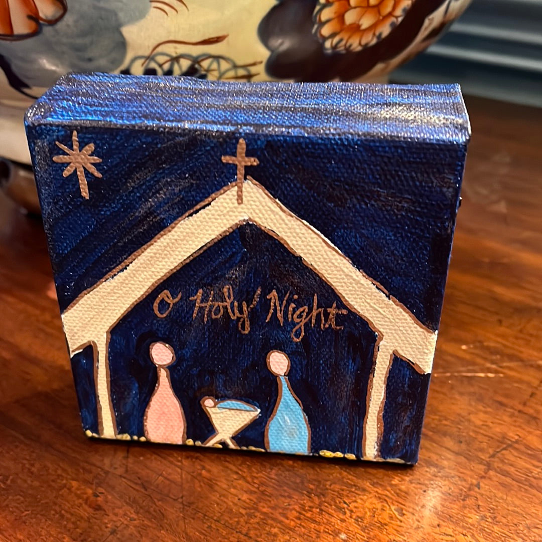 Holy Night Canvas by Lillie