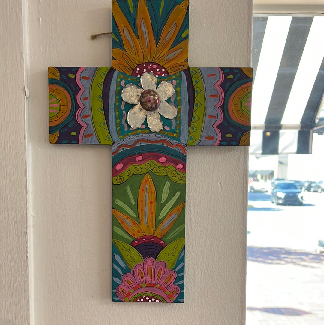 Hand painted Cross by Provie