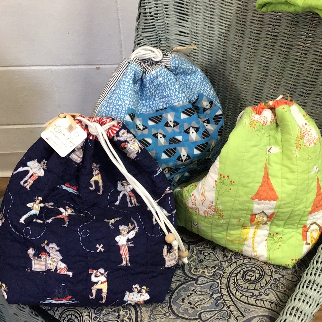 Alyson Ray Large Drawstring Bag