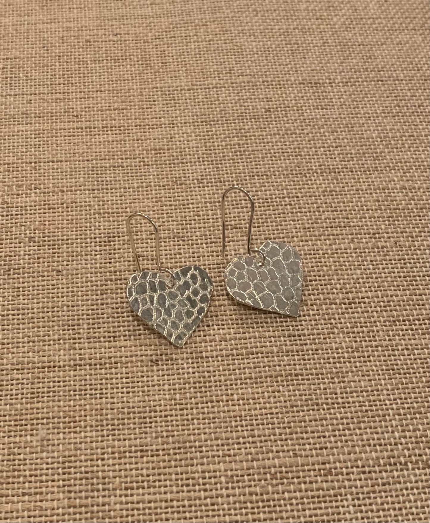 Sterling Heart Earrings